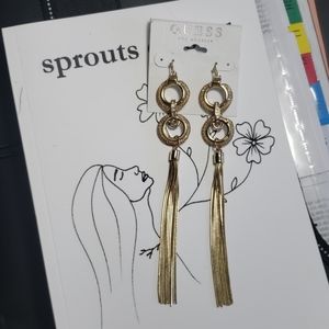 Gold Guess Earrings